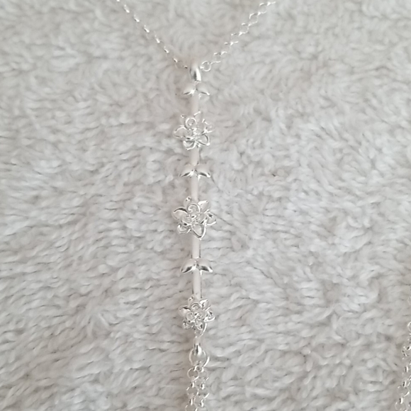 New Lucky Brand  Flower Lariat Necklace - Picture 6 of 6